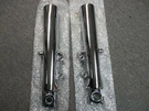 Harley Davidson Oem Flhtcse Cvo Chrome Front Fork Sliders Dual Disc 46528-04. Fixed Price $467.50.