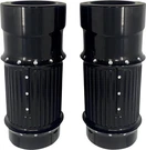 Covingtons Dimpled Fat Fork Leg Bells Black #C1116-B Harley Davidson. Fixed Price $300.39.