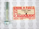 Kawasaki Nos New 92001-1060 Hex Head Bolt 8X53 Kdx KX250 KX125 KZ1300 KZ10. Fixed Price $14.99.