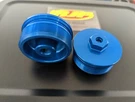 Honda Billet Fork Top Caps Showa Blue 1989 1990 Bolt Assy. Fixed Price $89.80.