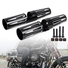 Black Cut Fork Shrouds Boot Cover Harley Sportster Nightster XL1200N. Fixed Price $119.16.