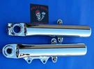 Harley 2018 - 2024 Softail Heritage Deluxe Fork Legs Chrome Exchange. Fixed Price $295.00.