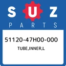 51120-47H00-000 Suzuki Tube,inner,l 5112047H00000, New Genuine Oem Part. Fixed Price $836.96.