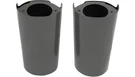 Drag Specialties 0411-0118 Black Fork Slider Covers 14-21 Harley Touring. Fixed Price $79.95.