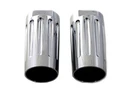 Chrome Milled Fork Slider Cover Set Harley-davidson. Fixed Price $181.99.