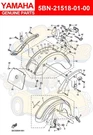 Yamaha Holder, Cable 5BN-21518-01-00 Oem New. Fixed Price $19.00.