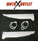 Kawasaki Fork Guards Kx 125 250 500 Protectors Lower Plastic Cover Guides 96-03. Fixed Price $31.99.