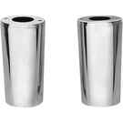 Drag Specialties Chrome Fork Slider Covers Stock Length Harley DS-222898. Fixed Price $71.99.