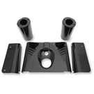 Black Harley Flst Heritage Softail Slim Fork Headlight Covers Tin Nacelle 86-17. Fixed Price $184.99.