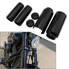Upper/lower Fork Covers Tube Caps Harley Davidson Softail Street Bob Fxbb. Fixed Price $82.98.