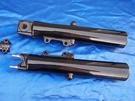 Harley Touring Fork Slider Legs 2000-2013 Flh Models Gloss Black Exchange**. Fixed Price $170.00.