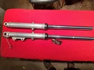 1981 Suzuki GS550T Front Forks Downtubes Struts Oem. Fixed Price $68.50.