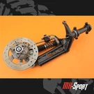 07-19 2009 Piaggio MP3 500 Oem Front Left Shock Strut Knuckle Hub Assembly. Fixed Price $199.99.
