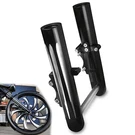 Cnc Hollow Cut Fork Leg Harley Flt Touring Street Road Glide Dual Disc 14-UP. Fixed Price $378.06.