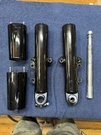 2018 Harley Road Glide Oem Front Fork Black Lowers With Cowbells & Axle 13K Mile. Fixed Price $425.00.