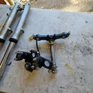 1981 Kawasaki Kz 750M Csr Fork Tubes Front Suspension Triple Clamps Dragbike. Fixed Price $60.00.