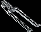 Harddrive Tapered Leg Springer Forks +2IN. Chrome Motorcycle 061-400. Fixed Price $820.76.