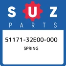 51171-32E00-000 Suzuki Spring 5117132E00000, New Genuine Oem Part. Fixed Price $71.42.