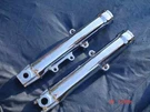 Harley Chrome Fork Sliders Legs Dyna Wide Glide 00-05 Exchange Program 46477-00. Fixed Price $369.00.