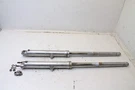 1979 Suzuki TS125 Front Forks Damper Left And Right - Scratched Chrome. Fixed Price $65.00.