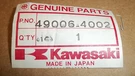 Kawasaki Oem New Fork Boot 49006-4002 KDX250 KDX400 #7248. Fixed Price $125.99.
