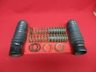 69 Honda CL350 Front Fork External Coil Springs Dust Covers & Slide Guides. Fixed Price $20.00.