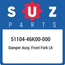 51104-46K00-000 Suzuki Damper Assy, Front Fork Lh 5110446K00000, New Genuine Oem. Fixed Price $1545.30.