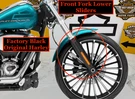Oem Factory Harley 18-26 Softail Breakout Front Fork Lowers Leg Slider Covers. Fixed Price $499.95.