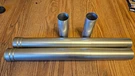 2003 2004 Ktm Upper Outer Fork Tubes Triple Bushing With Spacer Sleeves. Fixed Price $200.00.