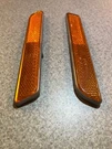 Harley Davidson Front Forks Lower Leg Reflectors 59481-00 59482-00. Fixed Price $15.00.