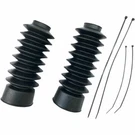 Drag Specialties 9" Black Rubber Boots Fits 41MM Forks Harley Models. Fixed Price $42.59.