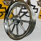 Hd 00-25 Harley 18" Revolver Front Forged 10 Spoke Custom Wheel Oem Alcoa. Fixed Price $899.95.
