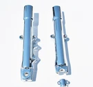 Harley Davidson Deluxe Flstn 2011-2017 Chrome Lower Slider Fork Legs Outright. Fixed Price $475.00.