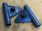 1973 Suzuki GT185 Fork Ears Covers Right Left 51540-29630-279 51500-29820-126. Fixed Price $30.00.