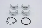 49MM Fork Boot Cover Set Chrome Harley Twin Cam 2006-2017 46590-05. Fixed Price $35.00.