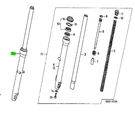 Honda CB250 Front Fork 51400-KBG-023 1991-2008 Genuine Jdm. Fixed Price $868.97.