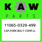 11065-0329-499 Kawasaki Cap,fork Bolt Comp,a. 110650329499, New Genuine Oem Part. Fixed Price $147.95.