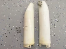 Oem Honda Fork Guards 90-91 CR500 CR250 L&r Slider Lower Leg Protector Set. Fixed Price $25.99.
