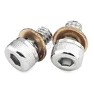Gardner Westcott Chrome Fork Drain Screws C-20-58 Harley Xl Fxr 73-22. Fixed Price $8.99.