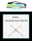 Tubes Custom Adjustable Axles For 1/64 Real Riders Wheels 30MM 10 Pack Set. Fixed Price $10.00.