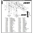 Jost B10236 Trailer Jack Output Cluster Shaft. Fixed Price $69.68.