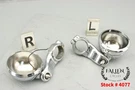 2013 Harley Dyna 49MM Front Fork Mounted Auxiliary Fog Lighting Kit Chrome #4077. Fixed Price $189.44.