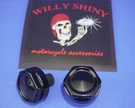 Harley 2024-2025 Fork Leg Axle Caps Hex Design With Twist Lock Instalation. Fixed Price $59.00.