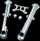 Kuryakyn Front Lower Fork Leg Skins Chrome Harley Sportster 1200 Roadster 04-09. Fixed Price $243.41.