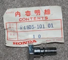 Nos Honda Fork Tube Top Bolt 1969 CT90K1 1972 CB175K6 94605-101-01 New Bin M. Fixed Price $11.00.