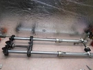 1986 Kawasaki Kl 250 D3 Oem 36 Mm Front Forks/triple TREE/AXEL/#44001-1645. Fixed Price $79.48.