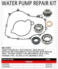 Water Pump Kit CRF250R/RX 2018-20, Psychic MX-10259 Honda. Fixed Price $88.09.