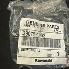 Kawasaki Throttle Lever Part Number 39075-1062 A46. Fixed Price $27.00.