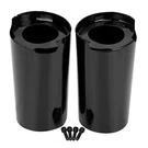 Black Upper Fork Slider Covers Cow Bells Harley Touring Electra Street Glide. Fixed Price $58.98.