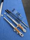 Not Assembled 14-23 Road Glide Harley Touring Forks Slider Lower Legs, Tube. Fixed Price $599.95.